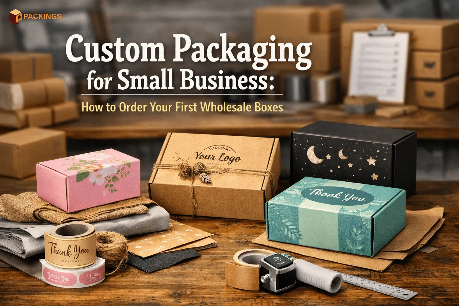 Custom Packaging for Small Business: How to Order Your First Wholesale Boxes
