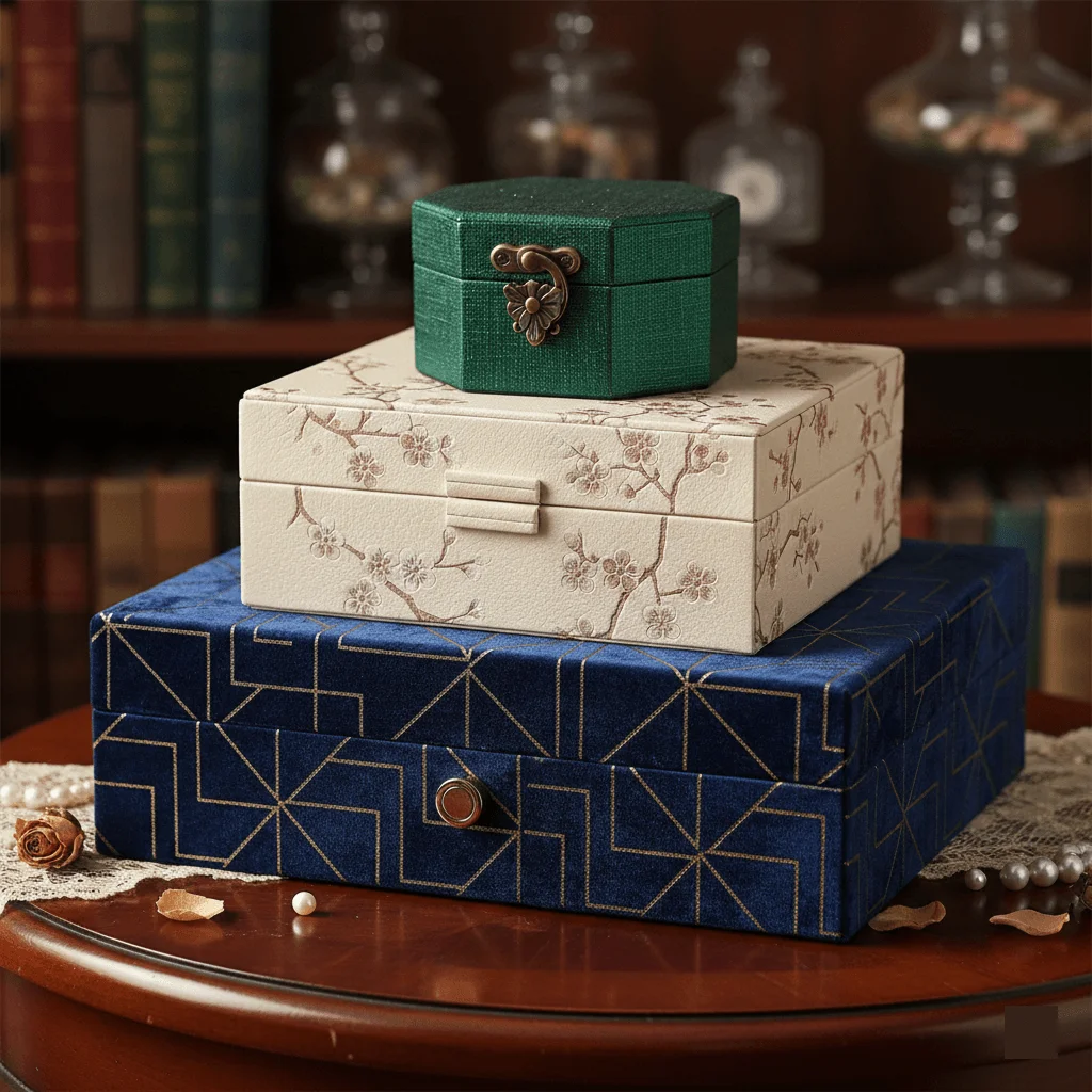 decorative storage boxes with magnetic closure